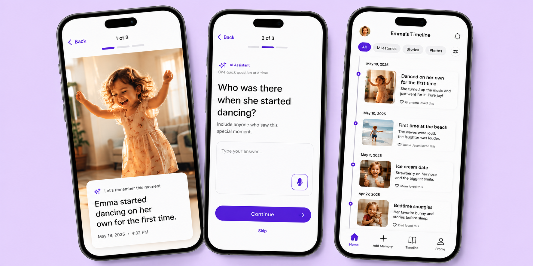 EverNear AI-Powered Family Memory App